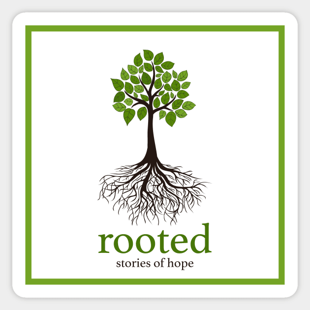 Rooted v1 Sticker by beheardstudios